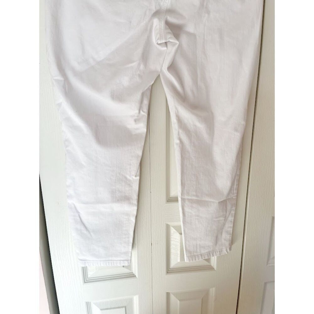 Eileen Fisher Organic Cotton Spandex Denim Stretch High Rise Straight Fit Jean - Picture 8 of 14